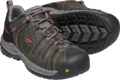 'Keen Utility' Women's Flint II EH Steel Toe - Magnet / Rose -Outdoor Shoes Store 1023232 PPS large 1024x1024@2x