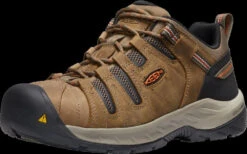 'Keen Utility' Men's Flint II EH Steel Toe - Shitake / Rust -Outdoor Shoes Store 1023268 F3Q med 1024x1024@2x