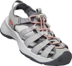 'Keen Outdoor' Women's Astoria West Sandal - Grey / Coral -Outdoor Shoes Store 1023589 FLR large 1024x1024@2x