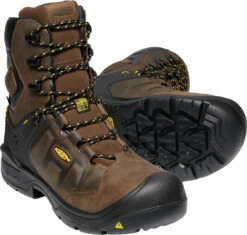 'Keen Utility' Men's 8" Dover EH WP Carbon Toe - Dark Earth / Black -Outdoor Shoes Store 1024186 PPS large 1024x1024@2x
