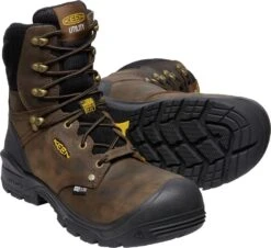 'Keen Utility' Men's 8" Independence EH WP Comp Toe - Dark Earth / Black -Outdoor Shoes Store 1026488 PPS large 1024x1024@2x