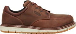 'Keen Utility' Men's San Jose Oxford EH Aluminum Toe - Gingerbread / Off White