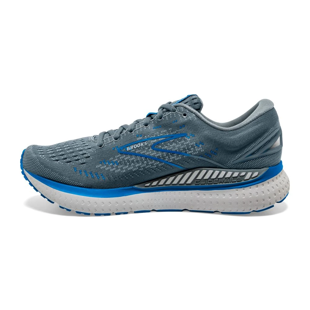 'Brooks' Men's Glycerin GTS 19 - Quarry / Grey / Dark Blue 5 'Brooks' Men's Glycerin GTS 19 - Quarry / Grey / Dark Blue - Image 5