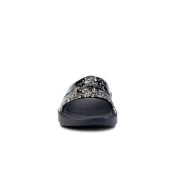 'OOFOS' Women's OOahh Slide Limited Edition - Black / Champagne Pop -Outdoor Shoes Store 1103BKCHMPGNE shot3 1024x1024@2x