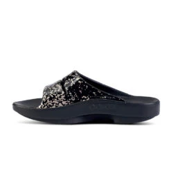 'OOFOS' Women's OOahh Slide Limited Edition - Black / Champagne Pop -Outdoor Shoes Store 1103BKCHMPGNE shot4 1024x1024@2x