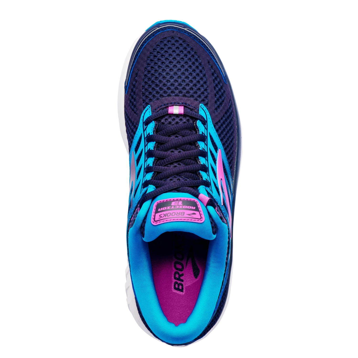 'Brooks' Men's Addiction 13 - Navy / Teal / Purple 5 'Brooks' Men's Addiction 13 - Navy / Teal / Purple - Image 5