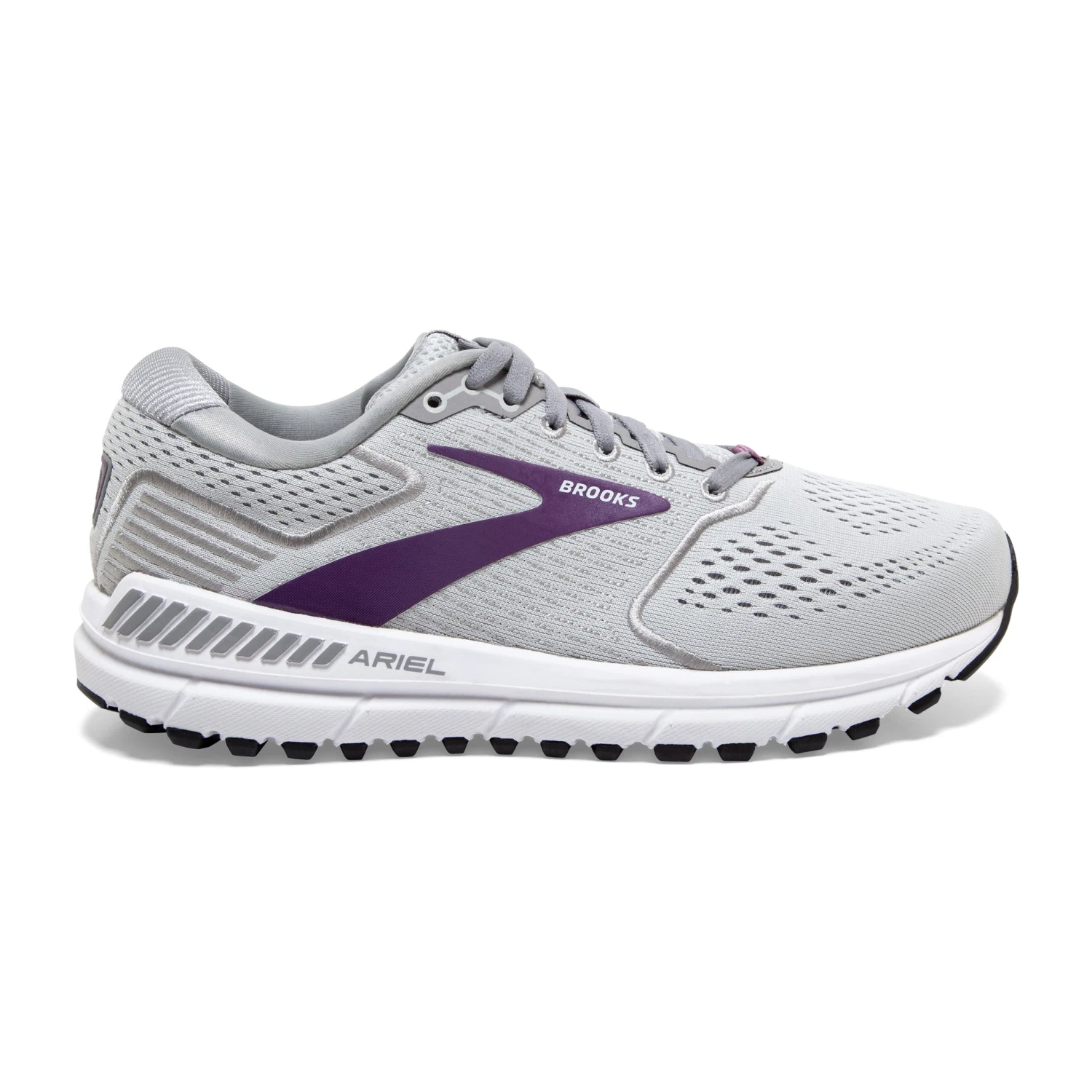 'Brooks' Women's Ariel 20 - Oyster / Alloy / Grape 1 'Brooks' Women's Ariel 20 - Oyster / Alloy / Grape