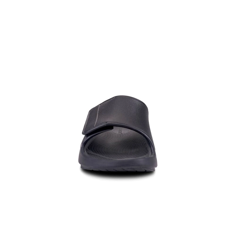 'OOFOS' Unisex OOahh Sport Flex Sandal - Black Matte 4 'OOFOS' Unisex OOahh Sport Flex Sandal - Black Matte - Image 4