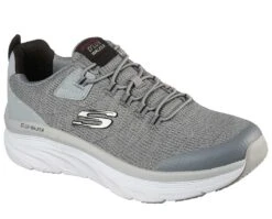 'Skechers' Men's D'Lux Walker-Pensive - Gray / Black (Extra Wide) -Outdoor Shoes Store 23441 main 5 1024x1024@2x