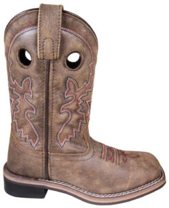 'Smoky Mountain' Children's Canyon Western Square Toe - Vintage Brown
