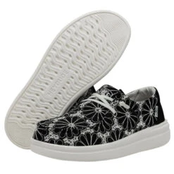 'Hey Dude' Women's Wendy Rise Eyelet - Black -Outdoor Shoes Store 40075 001 WENDY RISE EYELET BLACK LEFT 3 1024x1024@2x