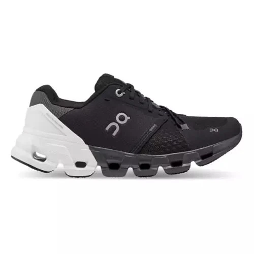 'On Running' Women's Cloudflyer 4 - Black / White (Wide) 1 'On Running' Women's Cloudflyer 4 - Black / White (Wide)