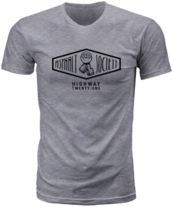 'Highway 21' Men's Asphalt Society Tee - Heather Grey