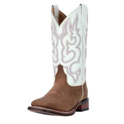 'Laredo' Women's 11" Mesquite Western Square Toe - Taupe / White -Outdoor Shoes Store 5621 1 1500x.progressive 1024x1024 9f9c2038 e09f 4a27 9427 14ca68784364 1024x1024@2x
