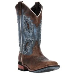 'Laredo' Women's 11" Isla Western Square Toe - Tan / Blue Denim -Outdoor Shoes Store 5666 1 1500x.progressive b85d1ae6 e2cf 4ef8 80a0 d085202e9b1c 1024x1024@2x
