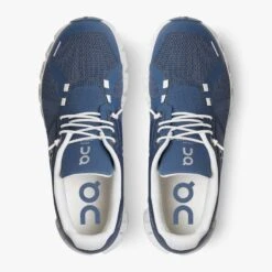 'On Running' Women's Cloud 5 - Denim / White -Outdoor Shoes Store 59.98901 cloud 5 ss22 denim white w g2 1024x1024@2x