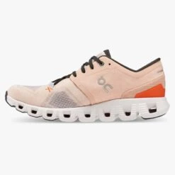 'On Running' Women's Cloud X 3 - Rose / Sand -Outdoor Shoes Store 60.98691 cloud x 3 fw22 rose sand w g4 1024x1024@2x