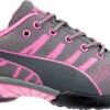 'Puma' Women's Celerity Knit Low Steel Toe - Grey / Pink