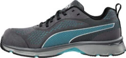 'Puma' Women's Fuse Knit Motion Protect EH Low Comp Toe - Grey / Turquoise -Outdoor Shoes Store 643905 FUSE KNIT BLUE WNS LOW left 1024x1024@2x