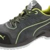 'Puma' Women's Fuse TC Low ESD Steel Toe - Black / Lime Green