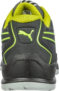 'Puma' Women's Fuse TC Low ESD Steel Toe - Black / Lime Green -Outdoor Shoes Store 644105 FUSE TC GREEN WNS LOW 205 back 1024x1024@2x