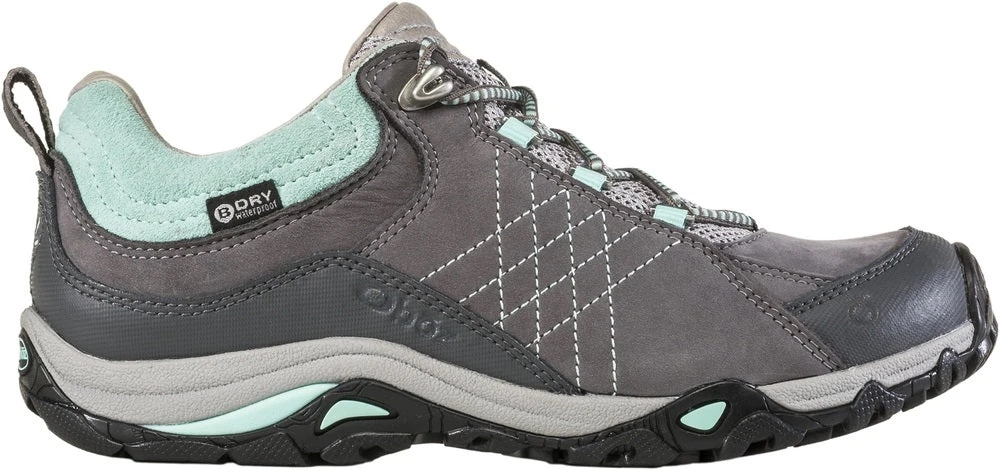 Oboz Footwear 'Oboz' Women's Sapphire Low WP Low Hiker - Charcoal / Beach Glass (Wide)