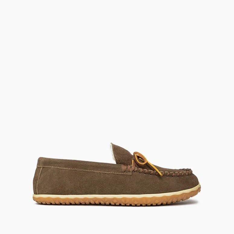 'Minnetonka' Men's Taft Slipper - Autumn Brown 5 'Minnetonka' Men's Taft Slipper - Autumn Brown - Image 5