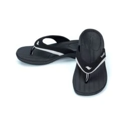 'Powerstep' Women's ArchWear™ Sandal - Black -Outdoor Shoes Store 8500 10 product 01 1400px 72dpi 1024x1024@2x