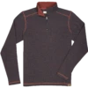 'Dakota Grizzly-Dermot' Men's 1/4 Zip Pullover - Charcoal