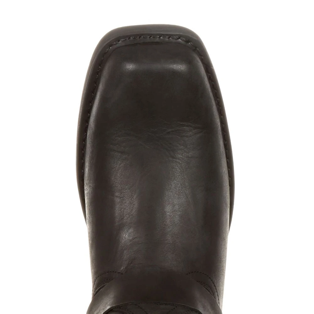 'Durango" Men's 12" Faded Flag Harness Square Toe - BLACK FADED FLAG 2 'Durango" Men's 12" Faded Flag Harness Square Toe - BLACK FADED FLAG - Image 2