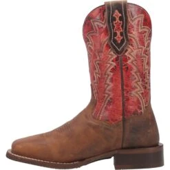 'Dan Post' Men's 11" Killeen Western Square Toe - Tan / Red -Outdoor Shoes Store DP4813 3 1024x1024@2x