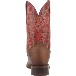 'Dan Post' Men's 11" Killeen Western Square Toe - Tan / Red -Outdoor Shoes Store DP4813 4 1024x1024@2x