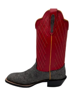 'Fenoglio' Men's 13" Cape Buffalo Western Square Toe - Grey / Red -Outdoor Shoes Store FB342426282 1024x1024@2x