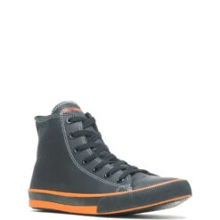 'Harley Davidson' Men's 4.25" Nathan Hi-Top Sneaker - Black -Outdoor Shoes Store HDM D93816 101221 F15 045 1024x1024@2x