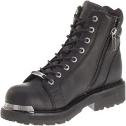 'Harley Davidson' Women's 5.5" Maddy Zip Boot - Black -Outdoor Shoes Store HDW D84189 091914 F15 135 1024x1024@2x