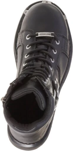 'Harley Davidson' Women's 5.5" Maddy Zip Boot - Black -Outdoor Shoes Store HDW D84189 091914 F15 TOP 1024x1024@2x
