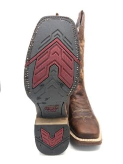 'Tanner Mark' Men's 13" Western Square Toe - Orange (Tan) / Marble Orix -Outdoor Shoes Store IMG 3260 1024x1024@2x