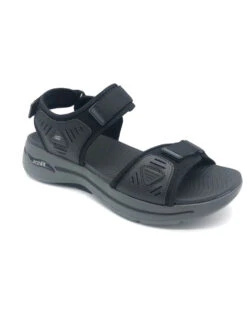 'Skechers' Men's GOwalk Arch Fit Sandal - Black / Charcoal -Outdoor Shoes Store IMG 3456 1024x1024@2x