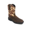 'Old West' Children's Western Square Toe - Digital Camo