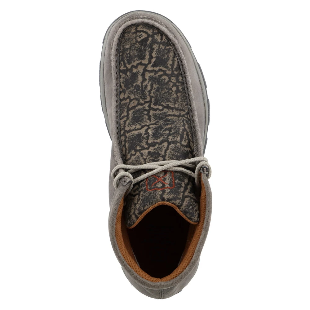 'Twisted X' Men's Chukka Driving Moc - Grey / Grey Elephant 2 'Twisted X' Men's Chukka Driving Moc - Grey / Grey Elephant - Image 2