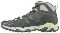 Oboz Footwear 'Oboz' Men's Arete Mid Hiker - Charcoal / Woodbine Green -Outdoor Shoes Store M AreteMid Charcoal WoodbineGreen in side 1024x1024@2x