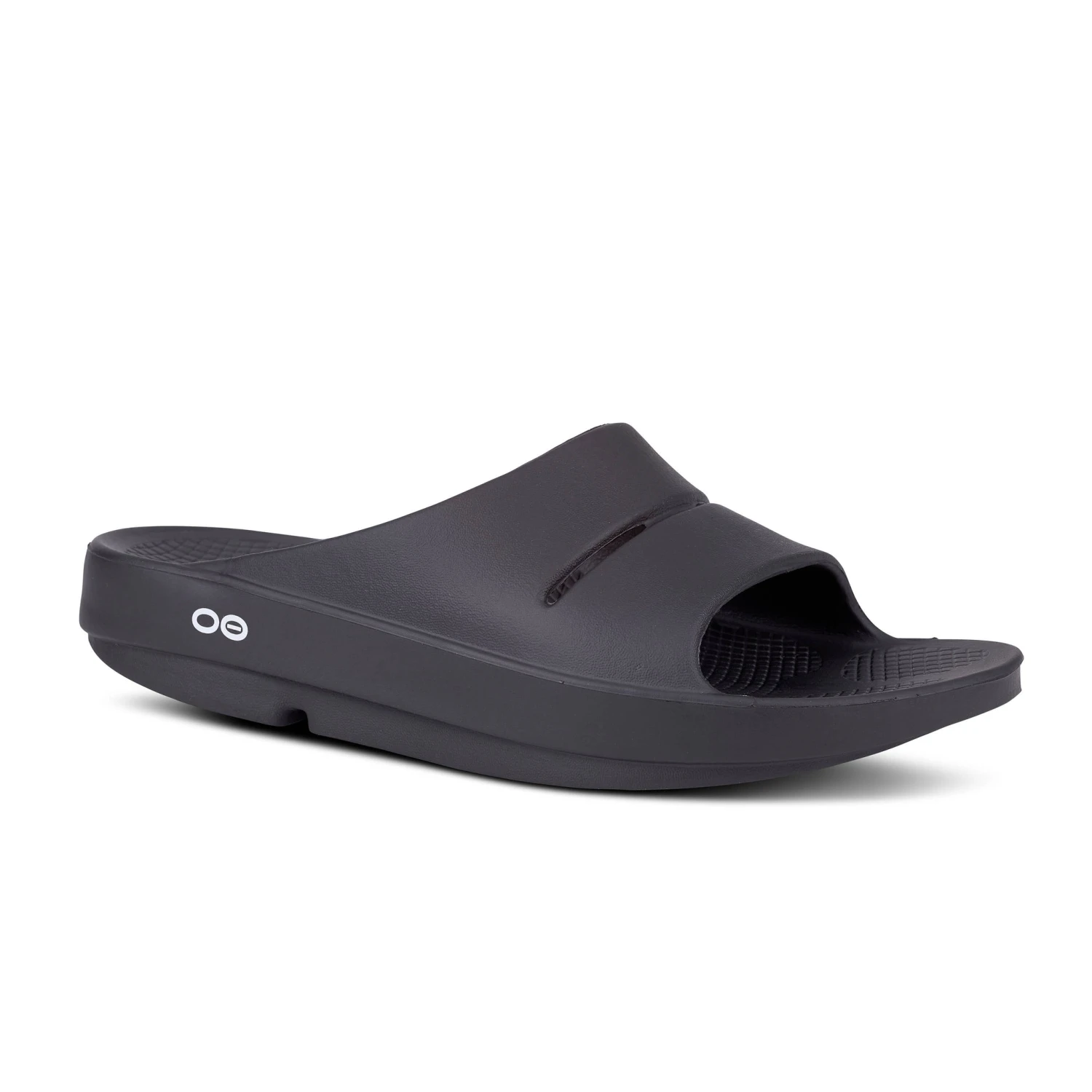 'OOFOS' Unisex OOahh Slide Sandal - Black 2 'OOFOS' Unisex OOahh Slide Sandal - Black - Image 2