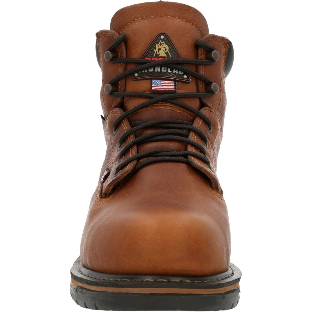 'Rocky' Men's 6" Ironclad MetGuard EH WP Steel Toe - Brown 2 'Rocky' Men's 6" Ironclad MetGuard EH WP Steel Toe - Brown - Image 2