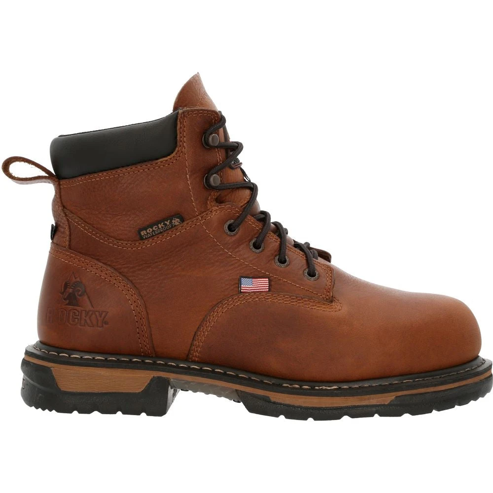 'Rocky' Men's 6" Ironclad MetGuard EH WP Steel Toe - Brown 1 'Rocky' Men's 6" Ironclad MetGuard EH WP Steel Toe - Brown