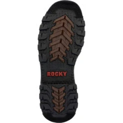 'Rocky' Men's 8" Rams Horn EH WP Comp Toe - Dark Brown -Outdoor Shoes Store RKK0394 outsole 1024x1024@2x