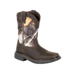 'Rocky' Youth Ride FLX WP Boot - Brown / Realtree Camo -Outdoor Shoes Store RKW0258C 1024x1024@2x