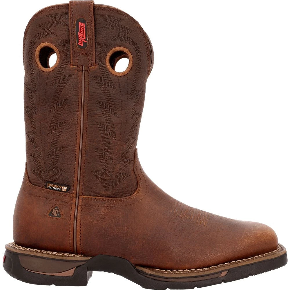 'Rocky' Men's Long Range Western WP Soft Toe - Brown 1 'Rocky' Men's Long Range Western WP Soft Toe - Brown