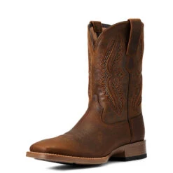 'Ariat' Men's 11" Rowder VentTek 360° Western Square Toe - Earth / Mack Brown -Outdoor Shoes Store S22 MNS WEST 10040237 3 4 front 1024x1024@2x