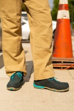 'Twisted X' Women's Chukka Driving Moc EH Comp Toe - Dark Teal / Turquoise -Outdoor Shoes Store TXW WDMNT01 Work SafetyToeLaceUp 2104 025 1024x1024@2x