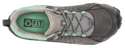 Oboz Footwear 'Oboz' Women's Sapphire Low WP Hiker - Charcoal / Beach Glass -Outdoor Shoes Store W Sapphire B DRY Charchoal Beach Glass top 1024x1024@2x